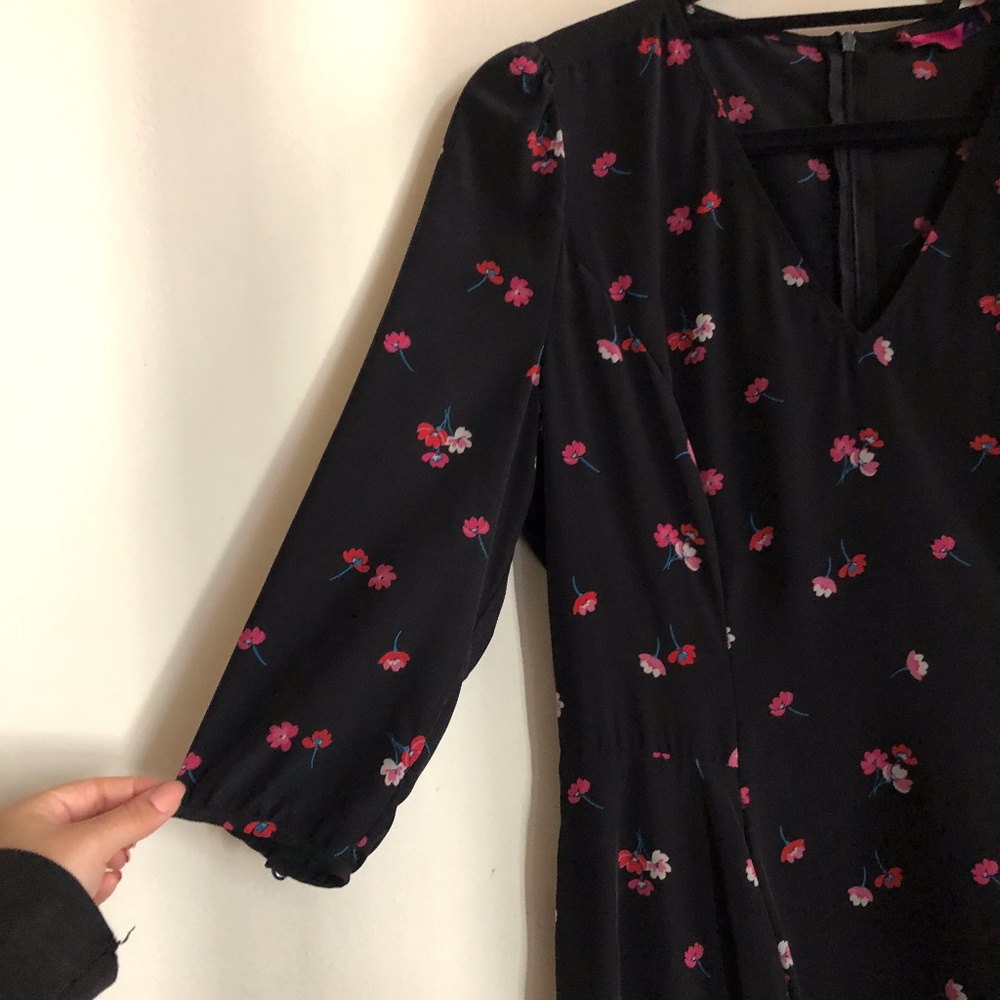 Floral Ruffled Mini Dress - Picture 3 of 6